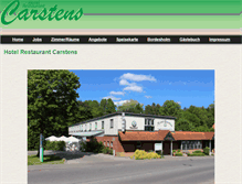 Tablet Screenshot of hotel-carstens.de